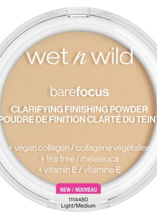Финиш пудра wet n wild bare focus clarifying finishing powder-...