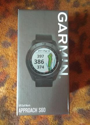 Спортивные часы Garmin Approach S60 Black (010-01702-00)