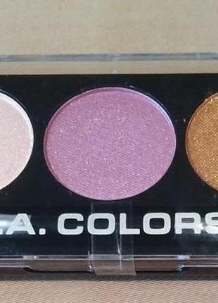 Тіні для повік l.a. colors eyeshadow bes625 water lily водяна ...