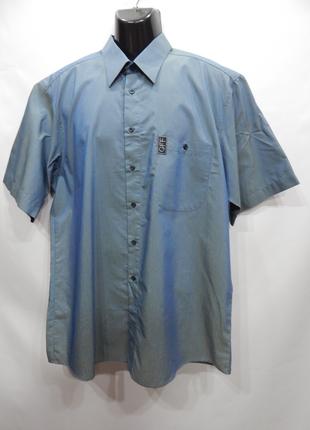 Мужская рубашка с коротким рукавом Greenfield оригинал р.52-54...