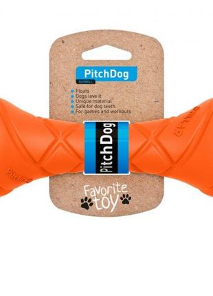 Игровая гантель для апортировки PitchDog для собак, длина 19 с...