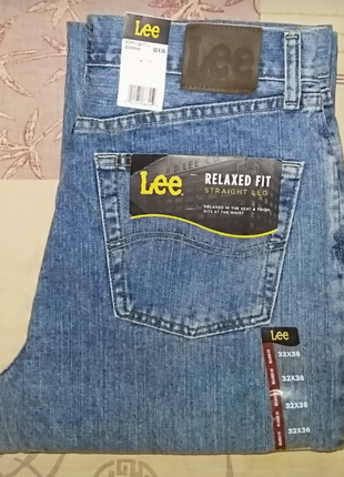 Фирменые джинсы LEE Men's Regular Fit Straight Leg Jean.
