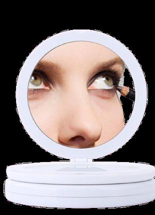 Круглое косметическое зеркало с LED подсветкой Large LED Mirror