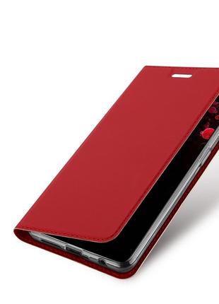 Чехол книжка с магнитом для Xiaomi Mi 11 Lite Красный