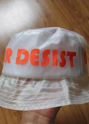 Унисекс шляпа панама never desist zara bucket