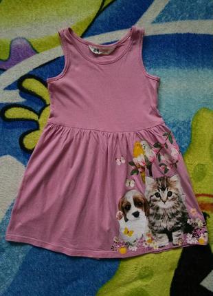 Літнє плаття,сарафан для дівчинки 2-4 роки