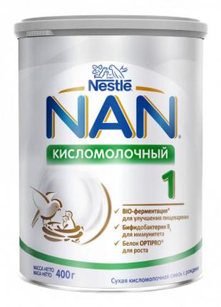 Детская смесь Nestle NAN 1 Кисломолочный с рождения 400 г (100...