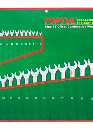 Набор ключей комбинированных 26 шт 6-32 мм TOPTUL GAAA2604