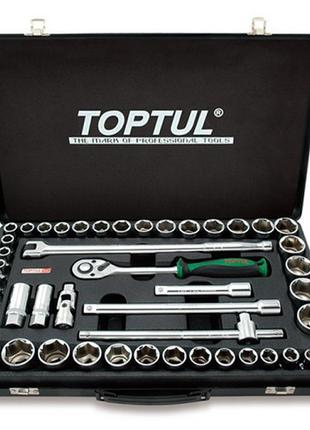 Комбинированный набор инструментов TOPTUL 1/2" (дюйм+метр.) 46...