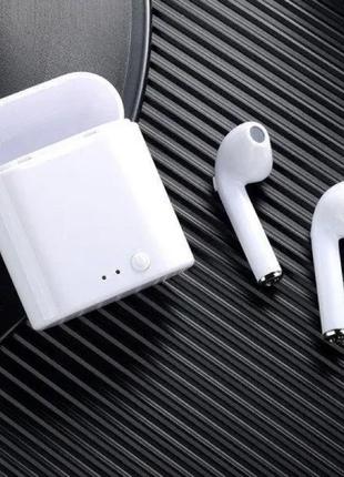 Бездротові навушники TWS i7 mini Bluetooth із кейсом білі