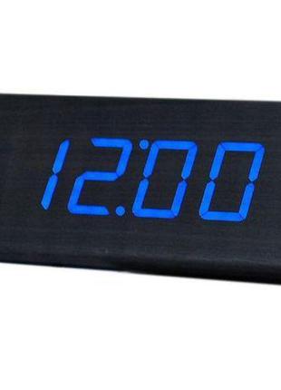 Часы настольные 1300 (синяя подсветка)