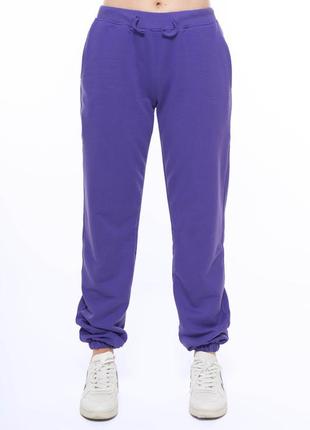 Широкие штаны фиолетового цвета colo