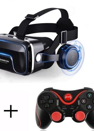 VR Shinecon 10.0 + джойстик T3 – очки виртуальной реальности д...