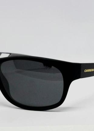 Carrera стильные мужские солнцезащитные очки черный мат поляри...