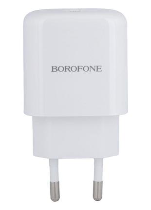 Мережевий Зарядний Пристрій Borofone BN3 Premium PD 20W Type-C...