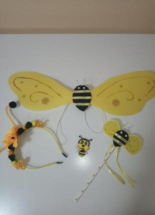 Набор пчела пчёлка бджола бджілка крылья рожки