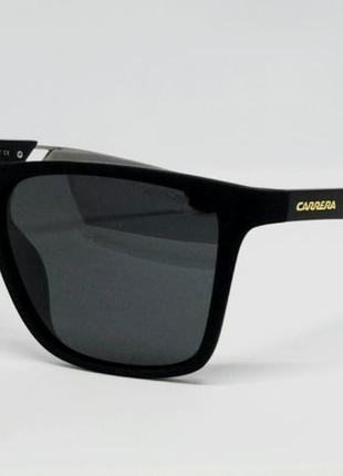Carrera модні чоловічі сонцезахисні окуляри чорний мат поляриз...