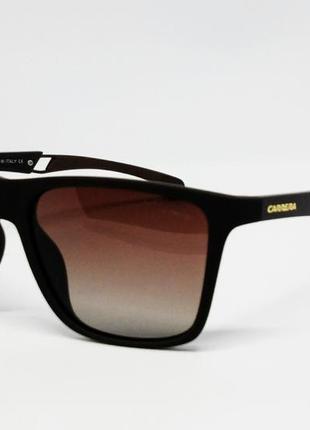 Carrera модные мужские солнцезащитные очки коричневый мат поля...