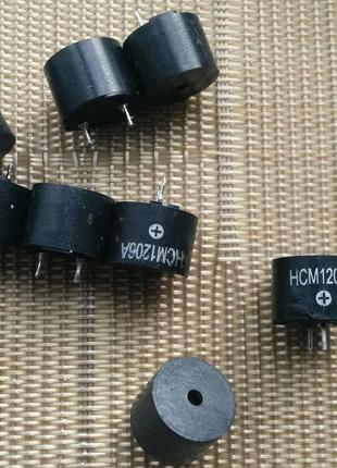 Зуммер пассивный buzzer HCM1206A, 12 мм