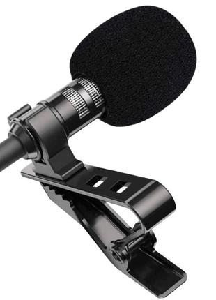 Петличный микрофон Tiegem FR1632. Внешний микрофон для телефон...