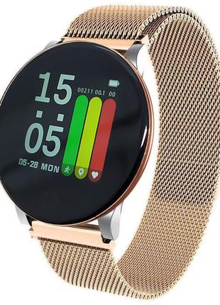 Умные смарт часы Milanese Strap Smart Watch ROHS8 Золотистый