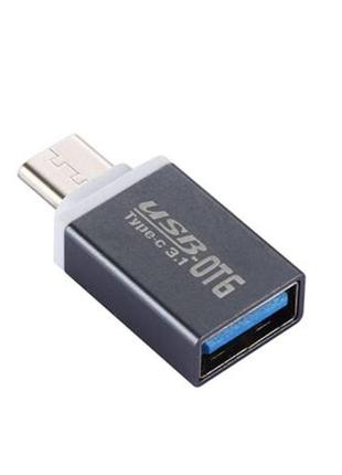OTG переходник USB 3.1 - Type-C для смартфона Aluminum Alloy C...
