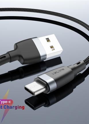 Кабель быстрой зарядки Quick Charge 3A Uslion USB - Type-C 1 м...