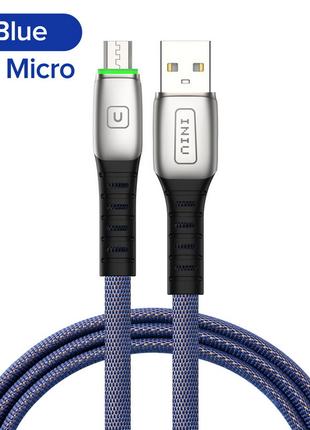 Кабель быстрой зарядки Inui 3.1A USB - Micro USB 1 метр QW8900...