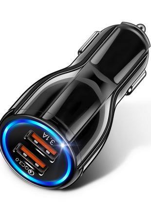 Автомобильное зарядное устройство Quick Charge 3.1 USB 2 port ...