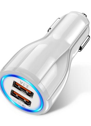 Автомобильное зарядное устройство Quick Charge 3.1 USB 2 port ...