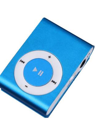 MP3 плеер клипса Aluminum Player TY33195 Синий