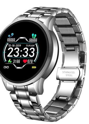 Мужские умные смарт часы Smart Watch SD34-S / Фитнес браслет т...