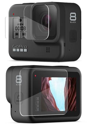 Захисне скло + захисна плівка для GoPro Hero 8 Black
