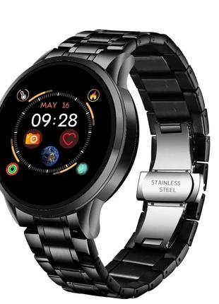 Мужские умные смарт часы Smart Watch SD34-B / Фитнес браслет т...
