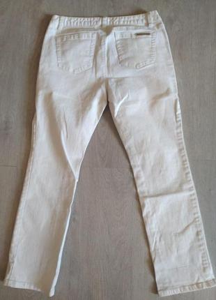 Прямые классические женские белые джинсы michael kors. размер 4