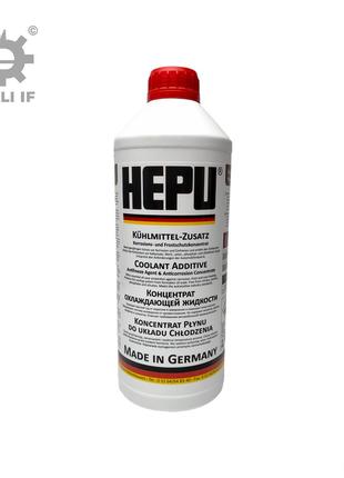 Антифриз красный HEPU концентрат 1.5L P999-G12