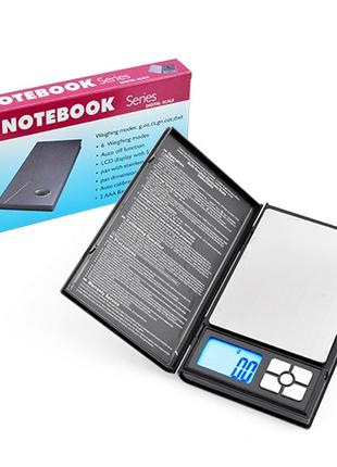 Ювелірні ваги Notebook 1108 0,1 - 2000р супер точні, десяті ча...
