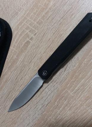 Нож CIVIVI Exarch C2003C, D2, Black G-10 Handles