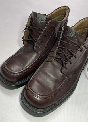 Ботинки кожаные montrex original, 43р, 28 см. как новые!
