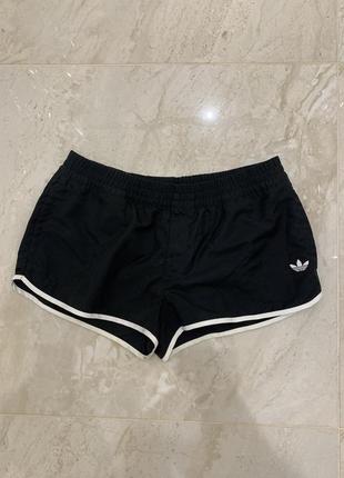 Спортивные беговые шорты adidas черные оригиналы для бега