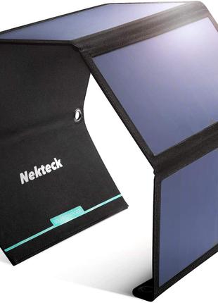 Nekteck 28W Солнечная панель портативная 2 порта USB
