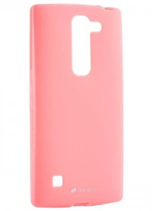 Чохол + плівка для LG Spirit H422 - Melkco PJ рожевий