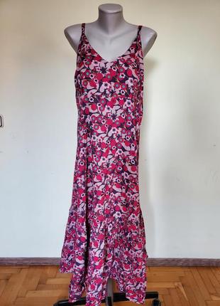 Красивое брендовое коттоновое платье-сарафан