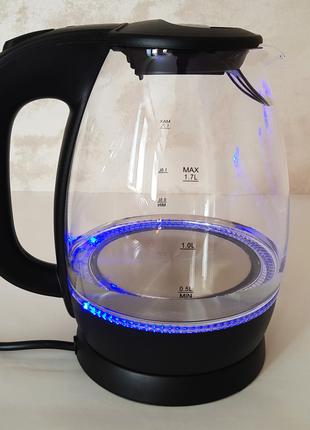 Чайник стеклянный электрочайник Promotec PM-824 с подсветкой
