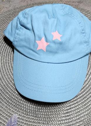Блакитна кепка, бейсболка для дівчинки