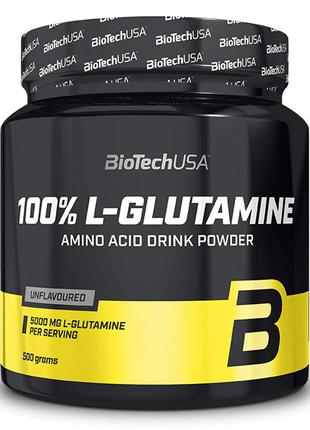 Аминокислота BioTech 100% L-Glutamine, 500 грамм
