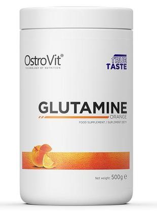 Аминокислота OstroVit Glutamine, 500 грамм Апельсин