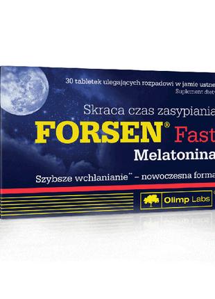 Натуральная добавка Olimp Forsen Fast Melatonina, 30 таблеток