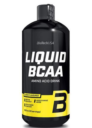 Аминокислота BCAA BioTech BCAA Liquid, 1 литр Лимон