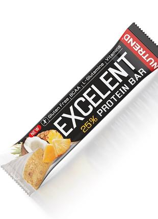 Батончик Nutrend Excelent Protein Bar, 85 грамм Ананас и кокос...